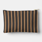 Moderne, stilvoll getoastete braune Streifen mit T Zubehörtasche (Rückseite)