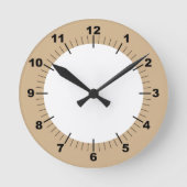 Moderne, stilvolle 8" Acrylwand Runde Wanduhr (Vorderseite)