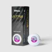 Moderne stilvolle Anfangsmonogramm Golfball (Verpackungen)