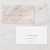 Moderne, stilvolle, Aquarellkarte Terminkarte (Vorne/Hinten)