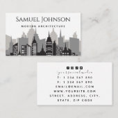 Moderne stilvolle Architektur Visitenkarte (Vorne/Hinten)