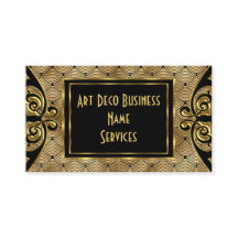 Moderne stilvolle Art Deco Gold Black 1930