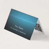Moderne stilvolle benutzerdefinierte Text-QR-Code- Visitenkarten (Vorderseite)