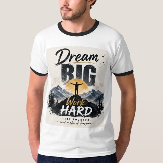 Moderne stilvolle bequeme T-Shirt (Vorderseite)