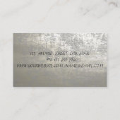 Moderne, stilvolle Beruflich gestreifte Visitenkarte (Rückseite)