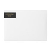 Moderne, stilvolle Black Gold-Business-Logos (Vorderseite)
