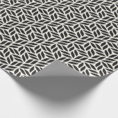 Moderne stilvolle Blattmuster Geschenkpapier (Ecke)