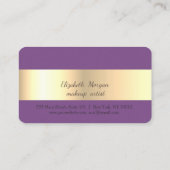 Moderne, stilvolle Blume Loyalty Card Treuekarte (Rückseite)