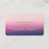 Moderne stilvolle Confetti Loyalty Card Treuekarte (Rückseite)