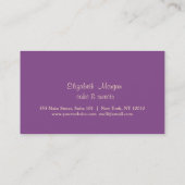 Moderne stilvolle Cupcakes Loyalty Card Treuekarte (Rückseite)