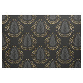 Moderne, stilvolle Damasken in Grau & Gold Stoff (Fat Quarter (45,7 x 55,9 cm))