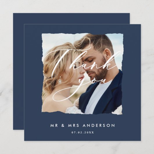 Moderne stilvolle Drehbuch elegante Typografie Hoc Ankündigung (Vorne/Hinten)