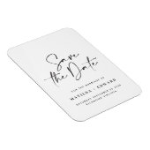 Moderne stilvolle Drehbuch elegante Typografie Hoc Magnet (Rechte Seite)