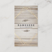 Moderne, stilvolle Dunkle Holz-Vertikale Visitenka Visitenkarte (Vorderseite)