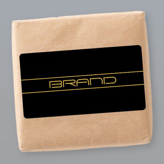 Moderne, stilvolle Editable Gold Text & Line Strei