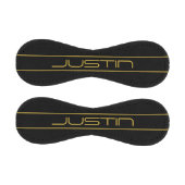 Moderne, stilvolle Editable Gold Text & Line Strei Baseball (Paneele)