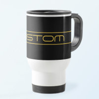 Moderne, stilvolle Editable Gold Text & Line Strei