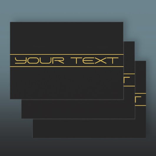 Moderne, stilvolle Editable Gold Text & Stripes Geschenkpapier Set