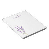 Moderne, stilvolle, einfache Wasserfarbenflora Notizblock (angewinkelt)