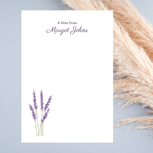 Moderne, stilvolle, einfache Wasserfarbenflora Post-it Klebezettel