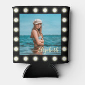 Moderne, stilvolle, einzigartige Schwarz-Quadrat-F Dosenkühler (Vorderseite)