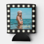 Moderne, stilvolle, einzigartige Schwarz-Quadrat-F Dosenkühler (Rückseite)