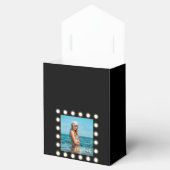 Moderne, stilvolle, einzigartige Schwarz-Quadrat-F Geschenkschachtel (Geöffnet)