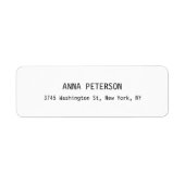 Moderne stilvolle Elegant Black & White (Vorne)