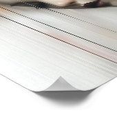 Moderne stilvolle Elegante Abstrakt schöne Frau Poster (Ecke)