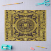 Moderne stilvolle Elegante Gold Barock Seidenpapier (Basteln)