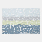 Moderne, stilvolle erdgeschmückte Farben Geschirrtuch (Horizontal)
