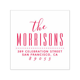 Moderne, stilvolle, fette Rücksendeadresse von Skr Permastempel