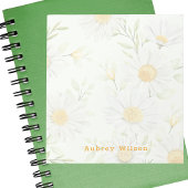 Moderne, stilvolle Floral Watercolor Notizblock