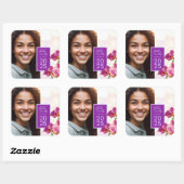 Moderne Stilvolle Foto Abschluss Stickers (Blatt)
