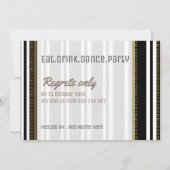 Moderne stilvolle Frauen laden zum 40. Geburtstag Einladung (Rückseite)