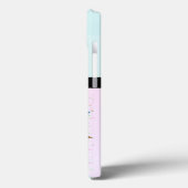 Moderne, stilvolle Girly Stripe Ice Case-Mate iPhone Hülle (Rückseite / Links)