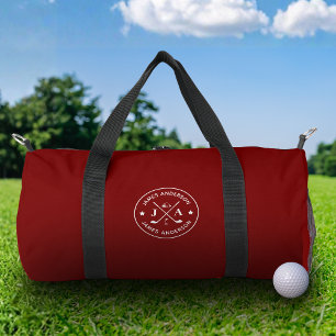 Moderne stilvolle Golfer-Monogramm & Name personal Duffle Bag