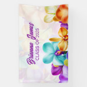 Moderne, stilvolle Graduierungsparty Banner (Vertikal)