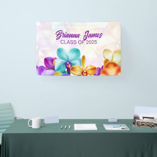 Moderne, stilvolle Graduierungsparty Banner (Messe)