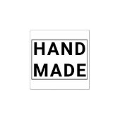 Moderne stilvolle handgefertigte Professionalität Gummistempel (Prägung)