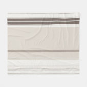 Moderne, stilvolle hellbraune Pastellfarbe Fleecedecke (Vorderseite (Horizontal))