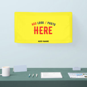 MODERNE, STILVOLLE, HELLE GELBEN-ÜBERPRÜFTE MARKE BANNER