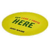 MODERNE, STILVOLLE, HELLE GELBEN-ÜBERPRÜFTE MARKE SCHNEIDEBRETT (Ecke)