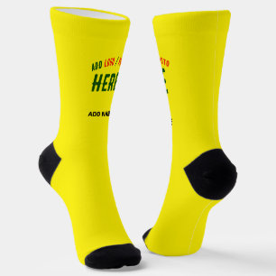 MODERNE, STILVOLLE, HELLE GELBEN-ÜBERPRÜFTE MARKE SOCKEN