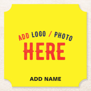 MODERNE, STILVOLLE, HELLE GELBEN-ÜBERPRÜFTE MARKE UNTERSETZER