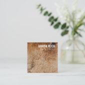 moderne, stilvolle Holzarbeiter Business Card Quadratische Visitenkarte (Stehend Vorderseite)