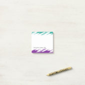 Moderne stilvolle klebrige Notizblöcke Post-it Klebezettel (Auf Schreibtisch)