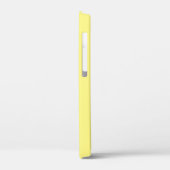 MODERNE, STILVOLLE KUNSTSTOFFMARKE PASTEL YELLOW Case-Mate iPhone HÜLLE (Rückseite / Links)