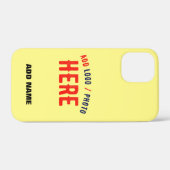 MODERNE, STILVOLLE KUNSTSTOFFMARKE PASTEL YELLOW Case-Mate iPhone HÜLLE (Rückseite (Horizontal))