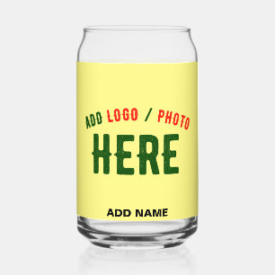 MODERNE, STILVOLLE KUNSTSTOFFMARKE PASTEL YELLOW DOSENGLAS